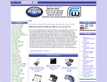 Tablet Screenshot of americanweighscale.com